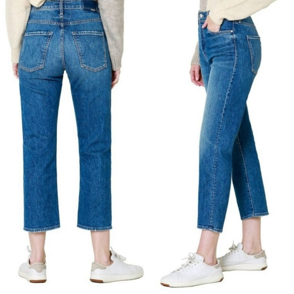 Mother Jeans The Ditcher Crop Jeans 24 Medium Wash
